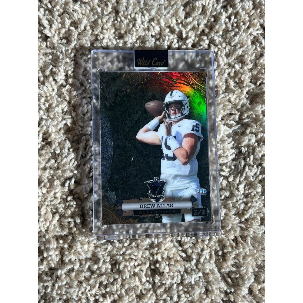 2024 Wild Card 7 Card Studs Drew Allar 2/2 Diamond PRC Penn St